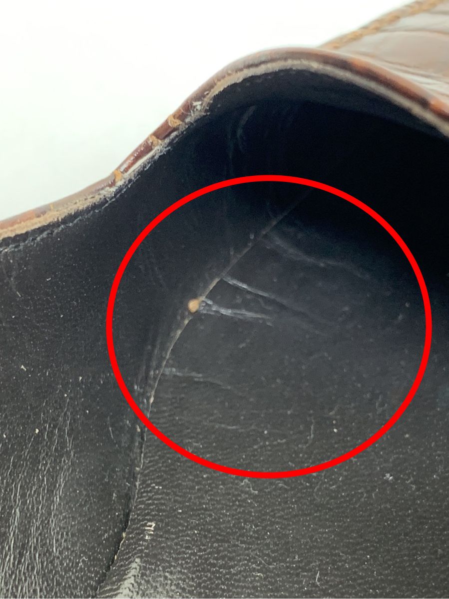 フォクシーブティック パンプス 型押し レザー