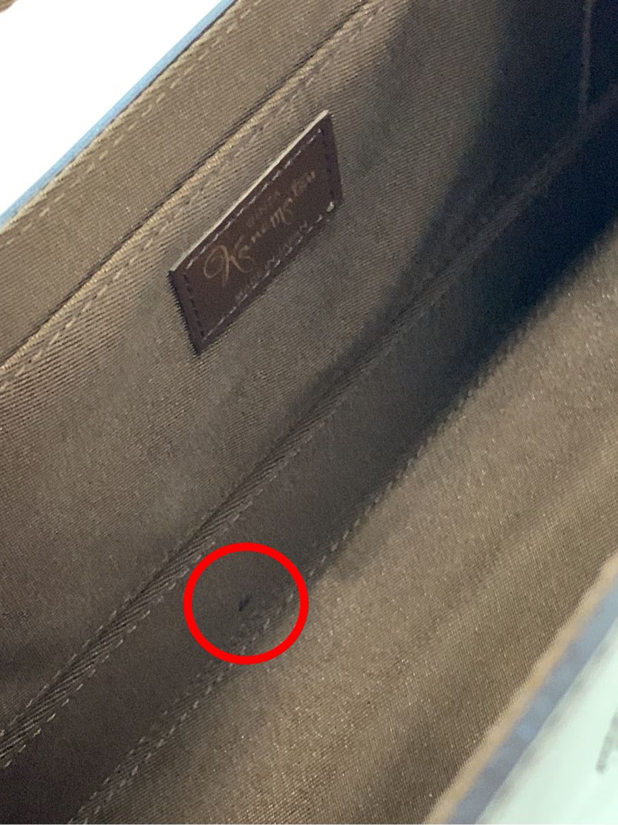 銀座かねまつ ショルダーバッグ レザー ハラコ 2way