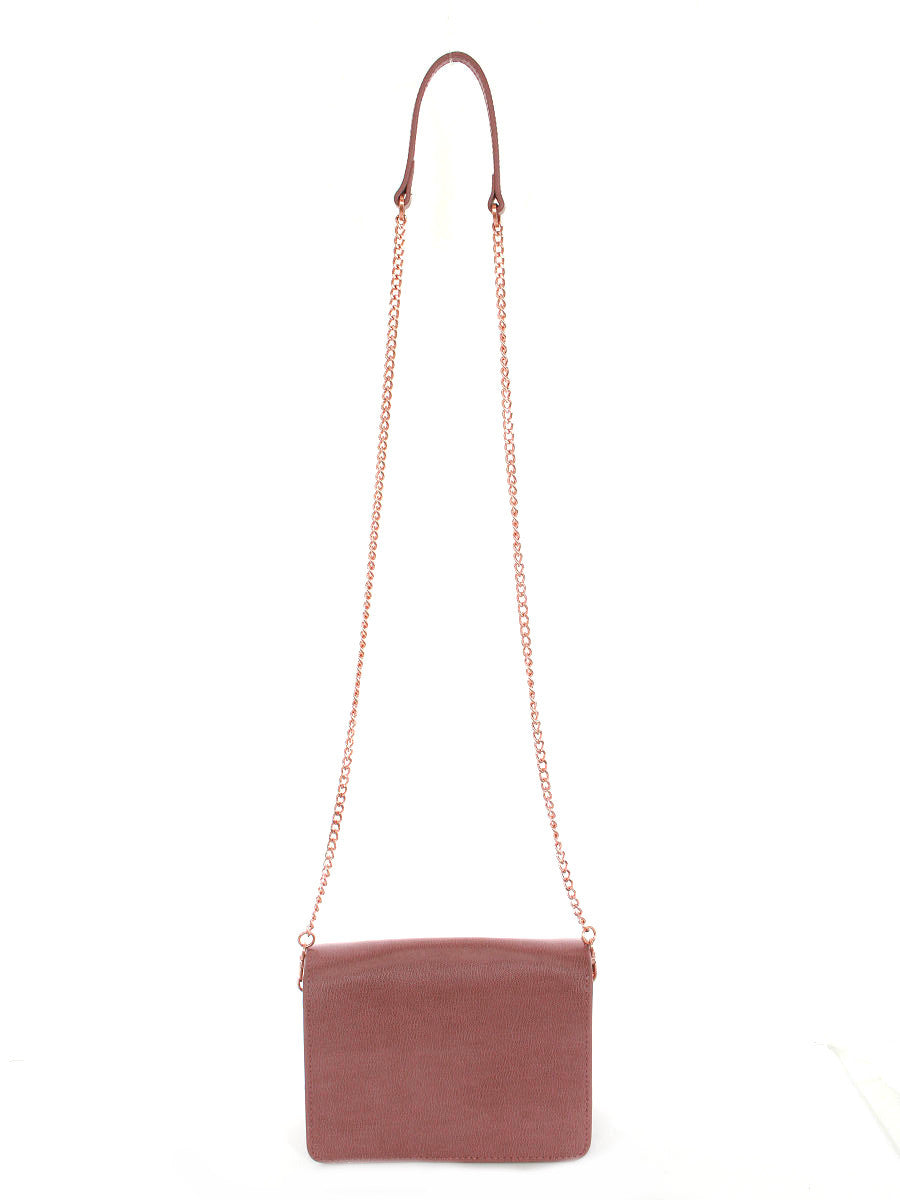 テッドベーカー ショルダーバッグ スクエア チェーン