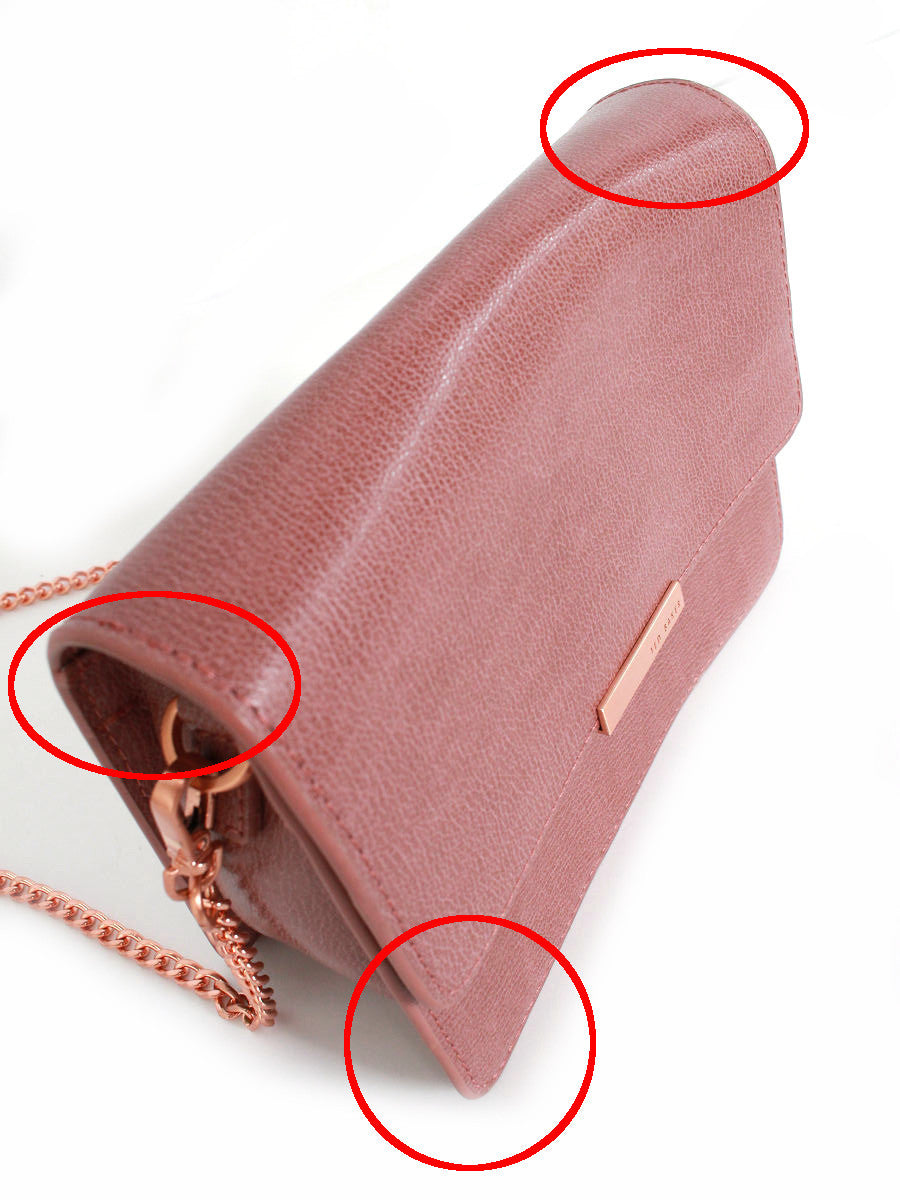 テッドベーカー ショルダーバッグ スクエア チェーン