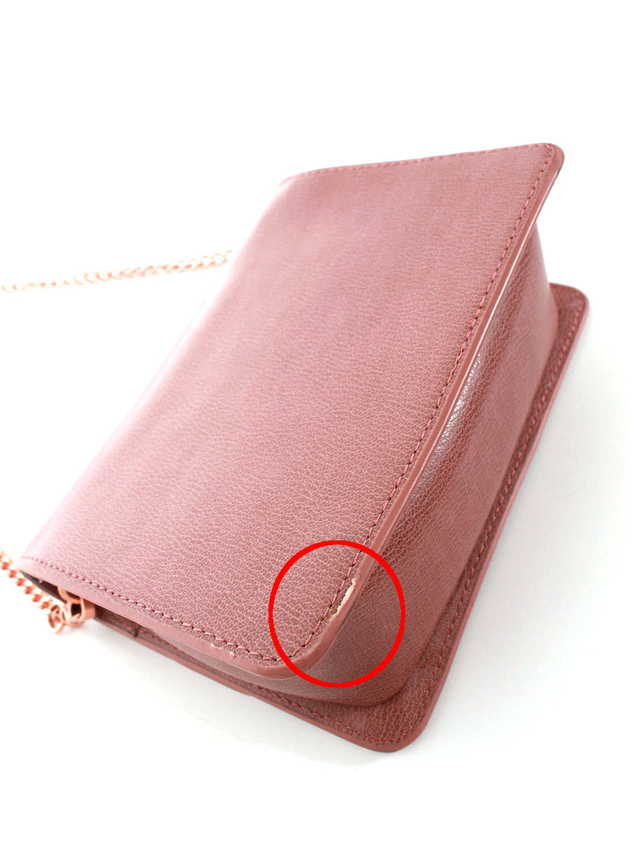 テッドベーカー ショルダーバッグ スクエア チェーン