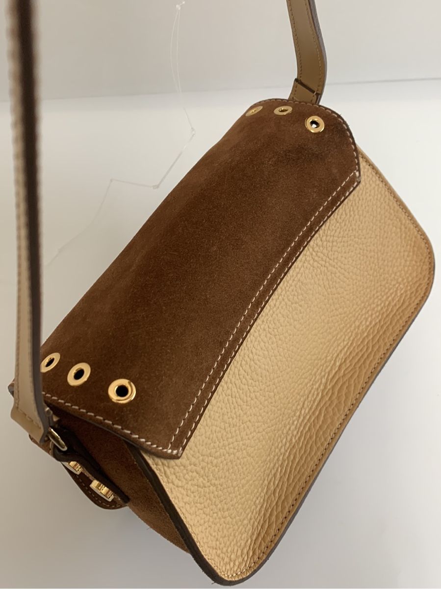 IACUCCI イアクッチ ショルダーバッグ スエード レザー パンチング