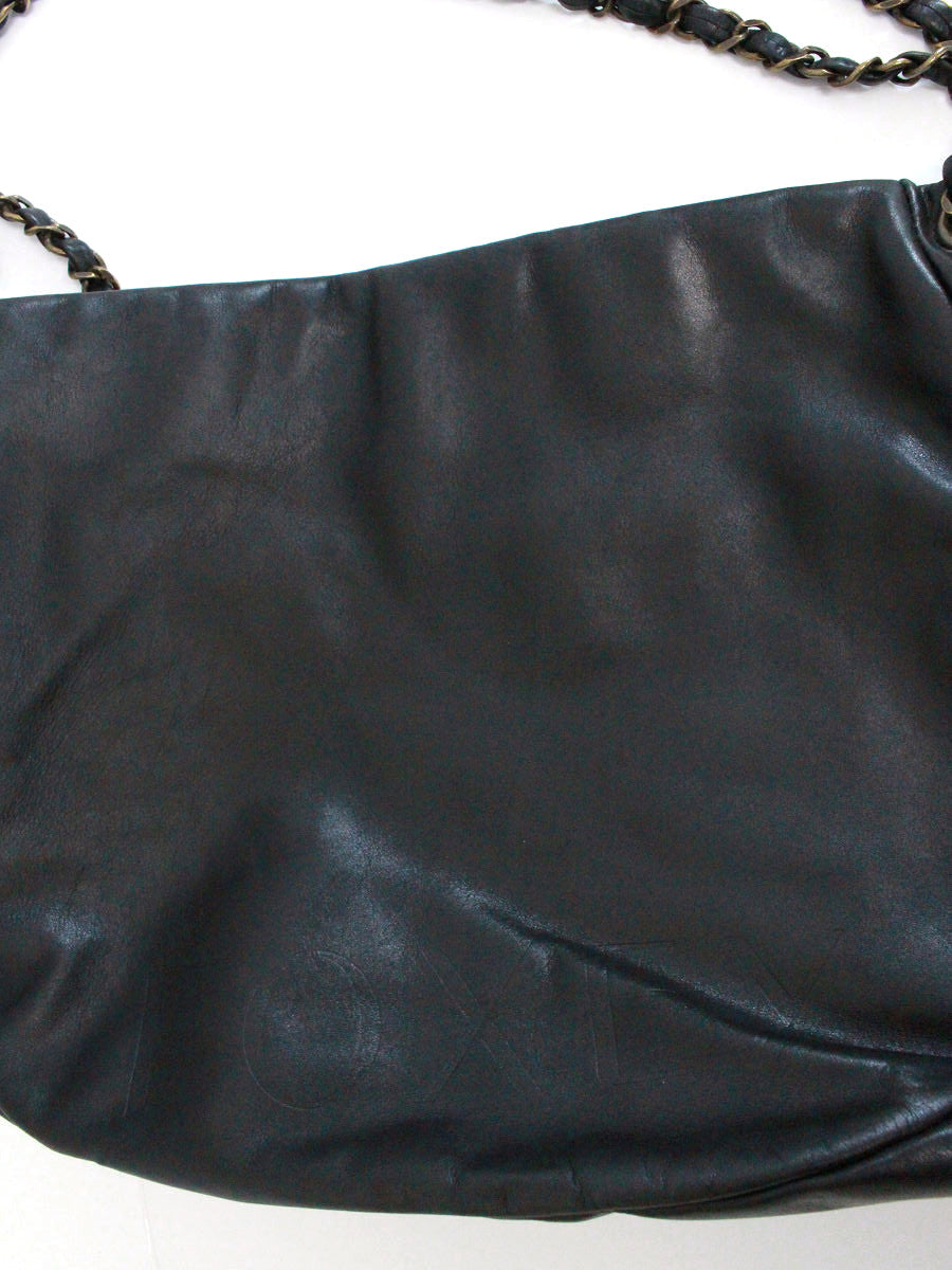 フォクシーブティック ハンドバッグ レザー チェーンショルダー