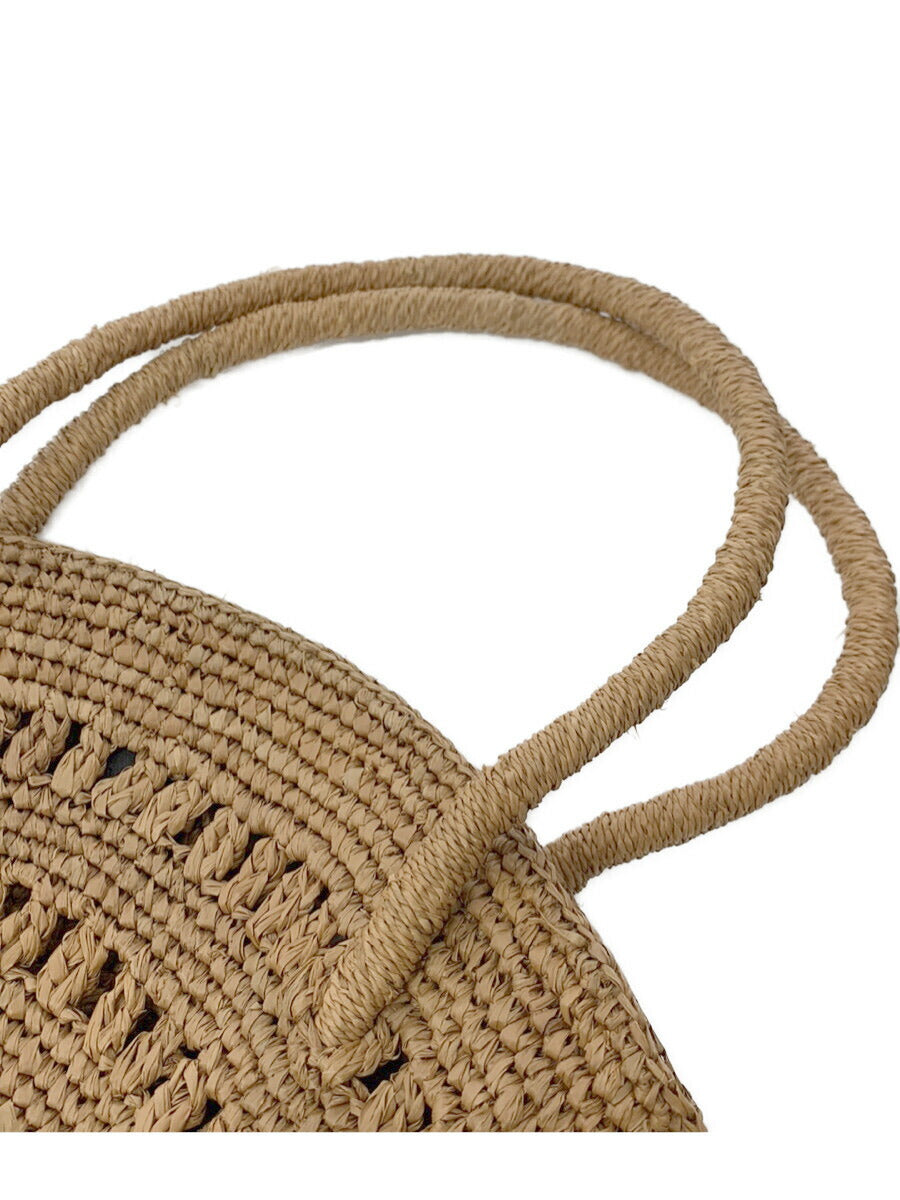 MAISON N.H PARISメゾンエヌアッシュパリ トートバッグ サークルラフィアかごトートバッグ