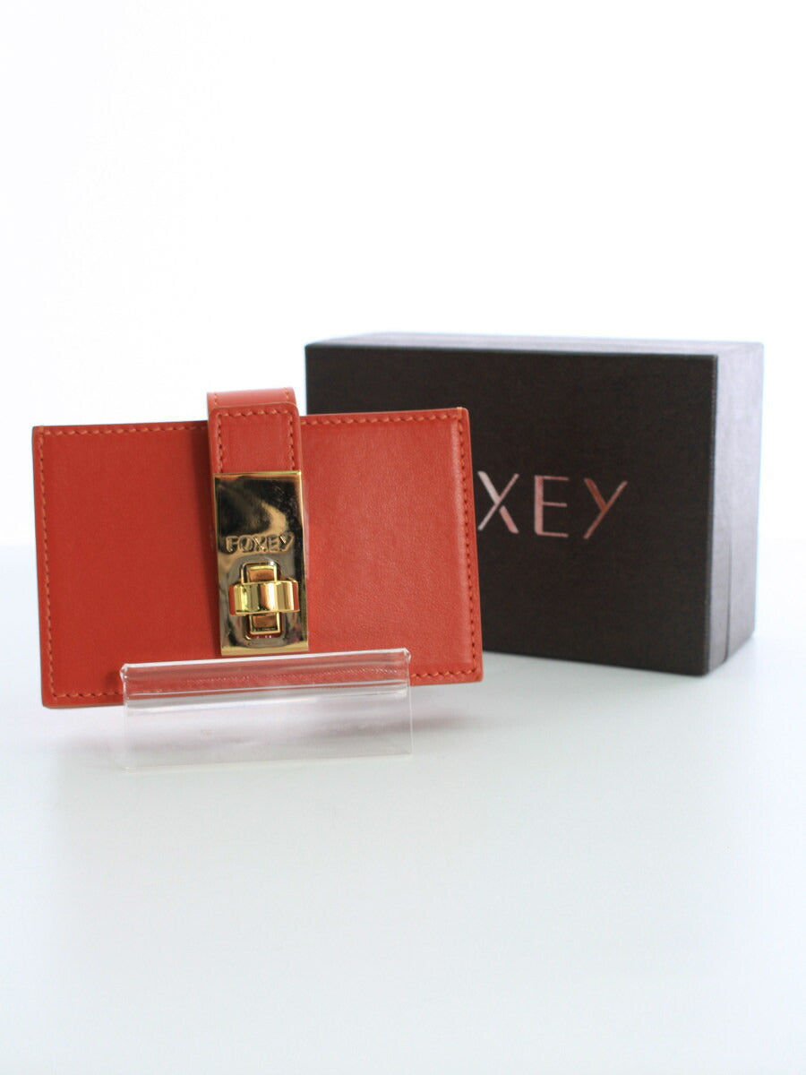 フォクシーブティック 名刺ケース 40219 カードケース レザー
