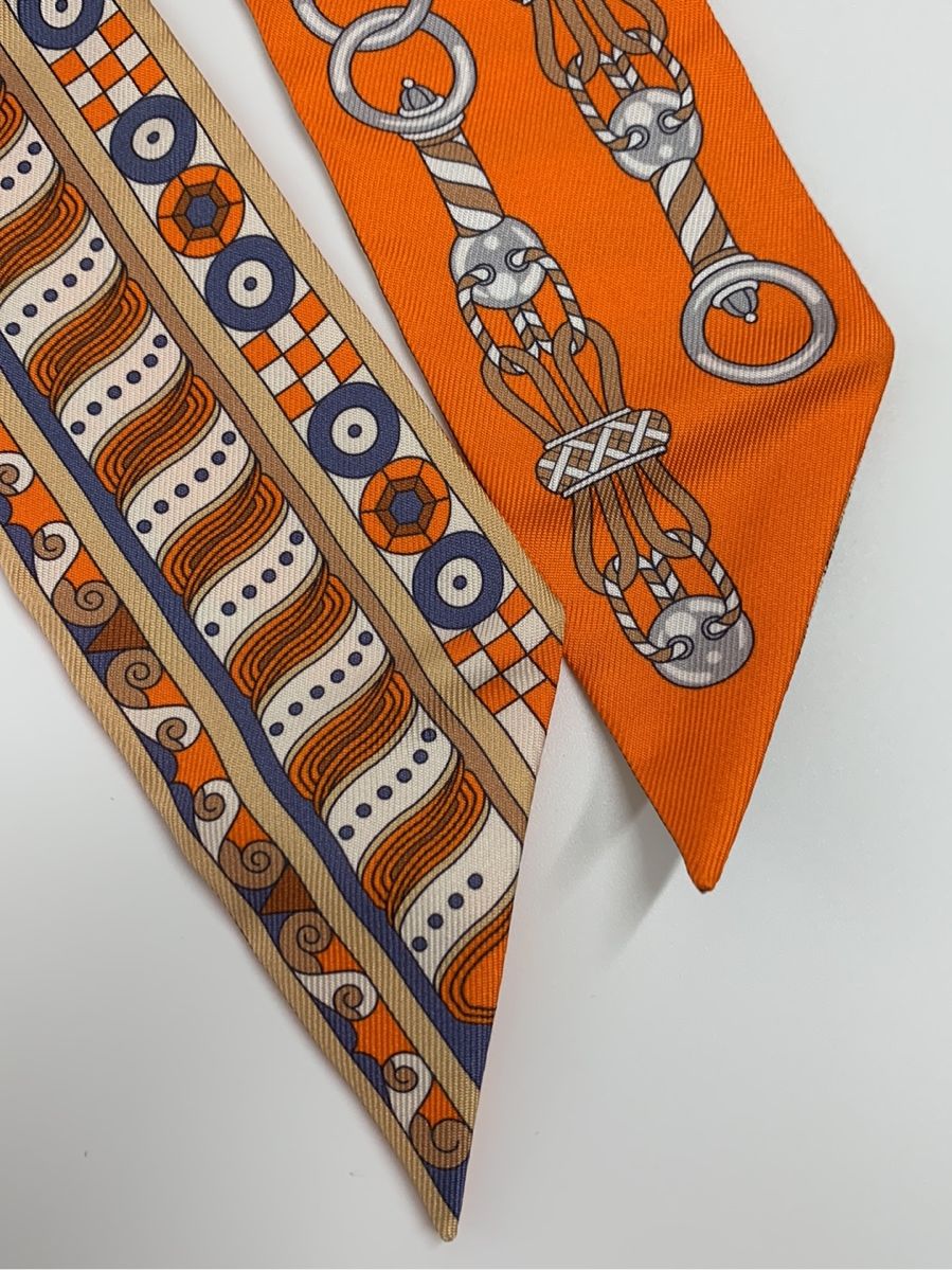 エルメス スカーフ ツイリー Harnais en Rosace 総柄