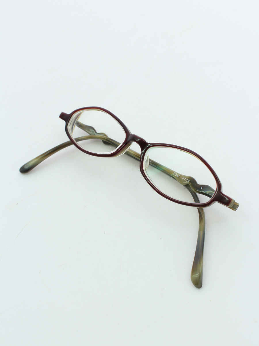 パラグラフ メガネ オーバル ツートン フランス製