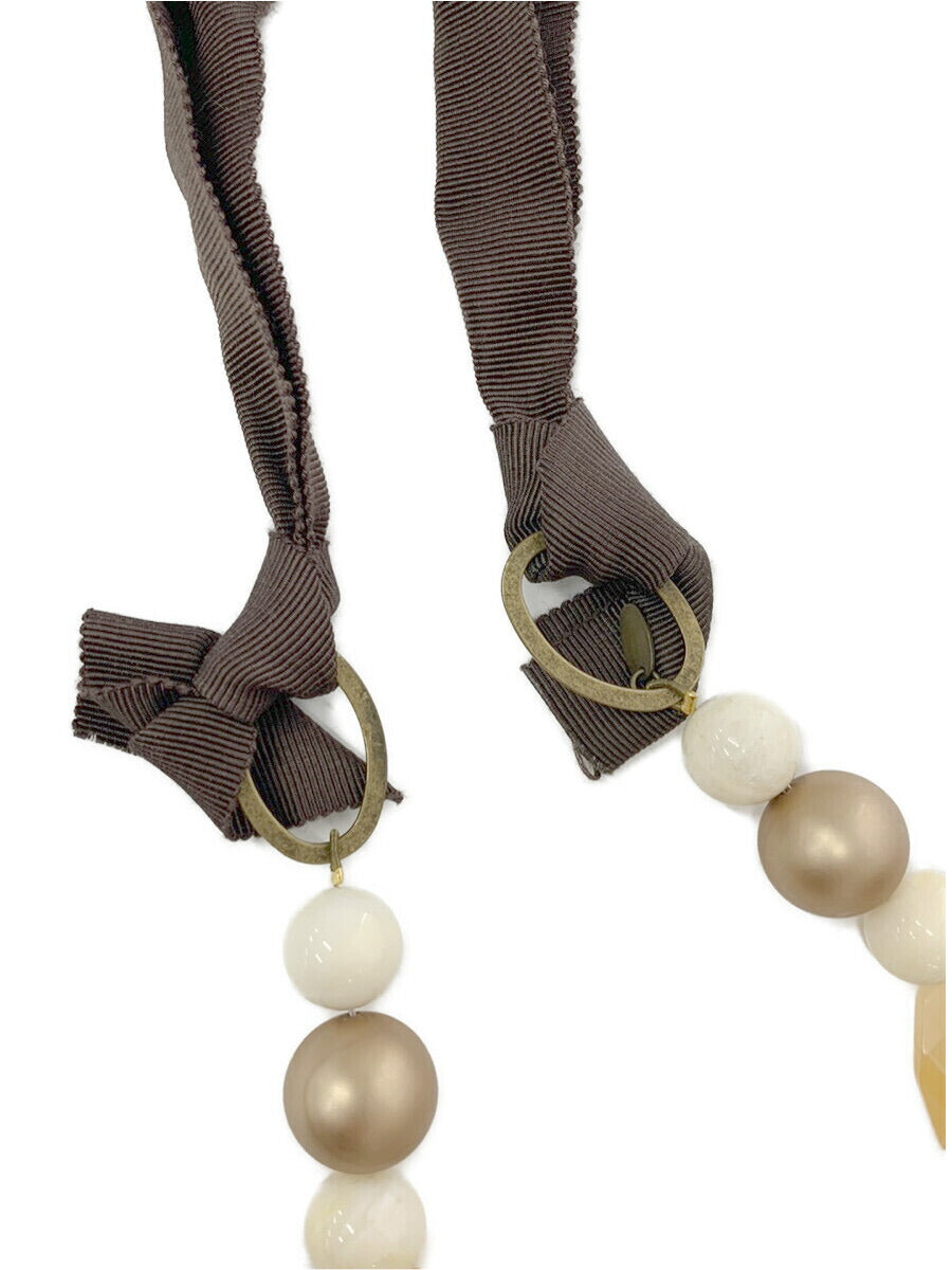 フォクシーブティック ネックレス カラーストーン リボン