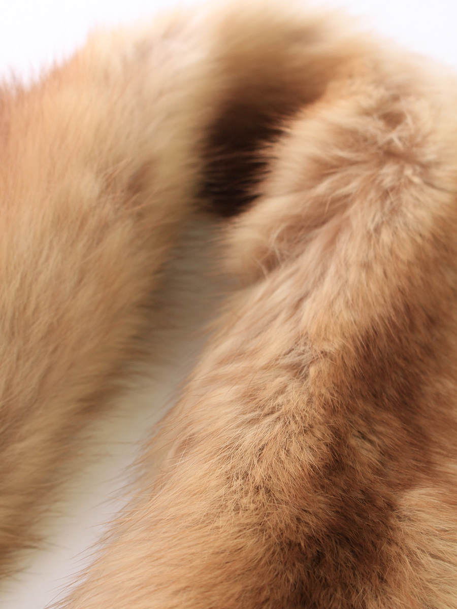 フォクシーブティック 毛皮 ティペット マフラー ロシアン セーブル ファー マフラー ストール