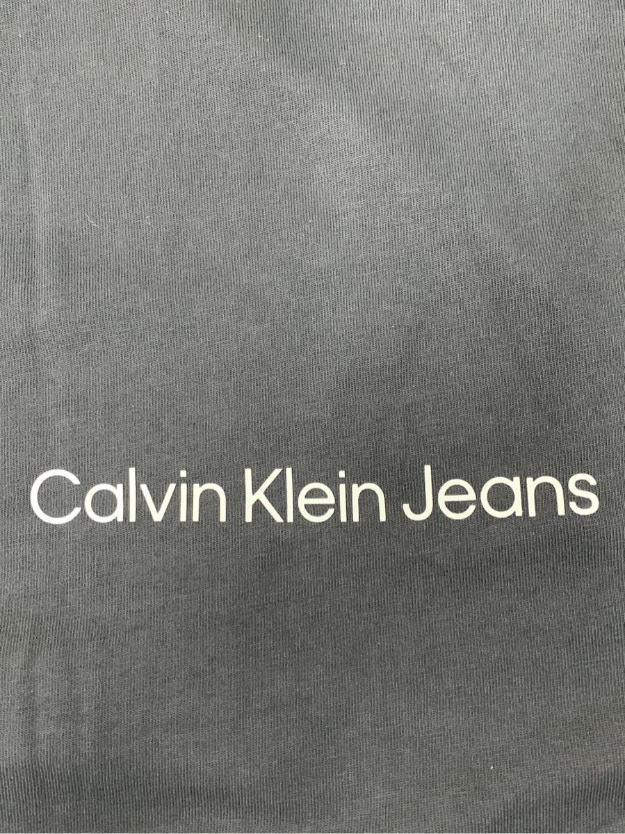 カルバンクラインジーンズ Tシャツ カットソー ハイネック ロゴ