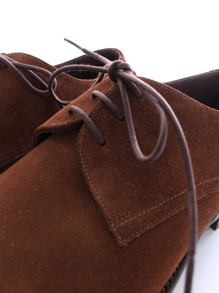 ローク シューズ プレーン 3穴 スエード 外羽根 レザー DOWNING