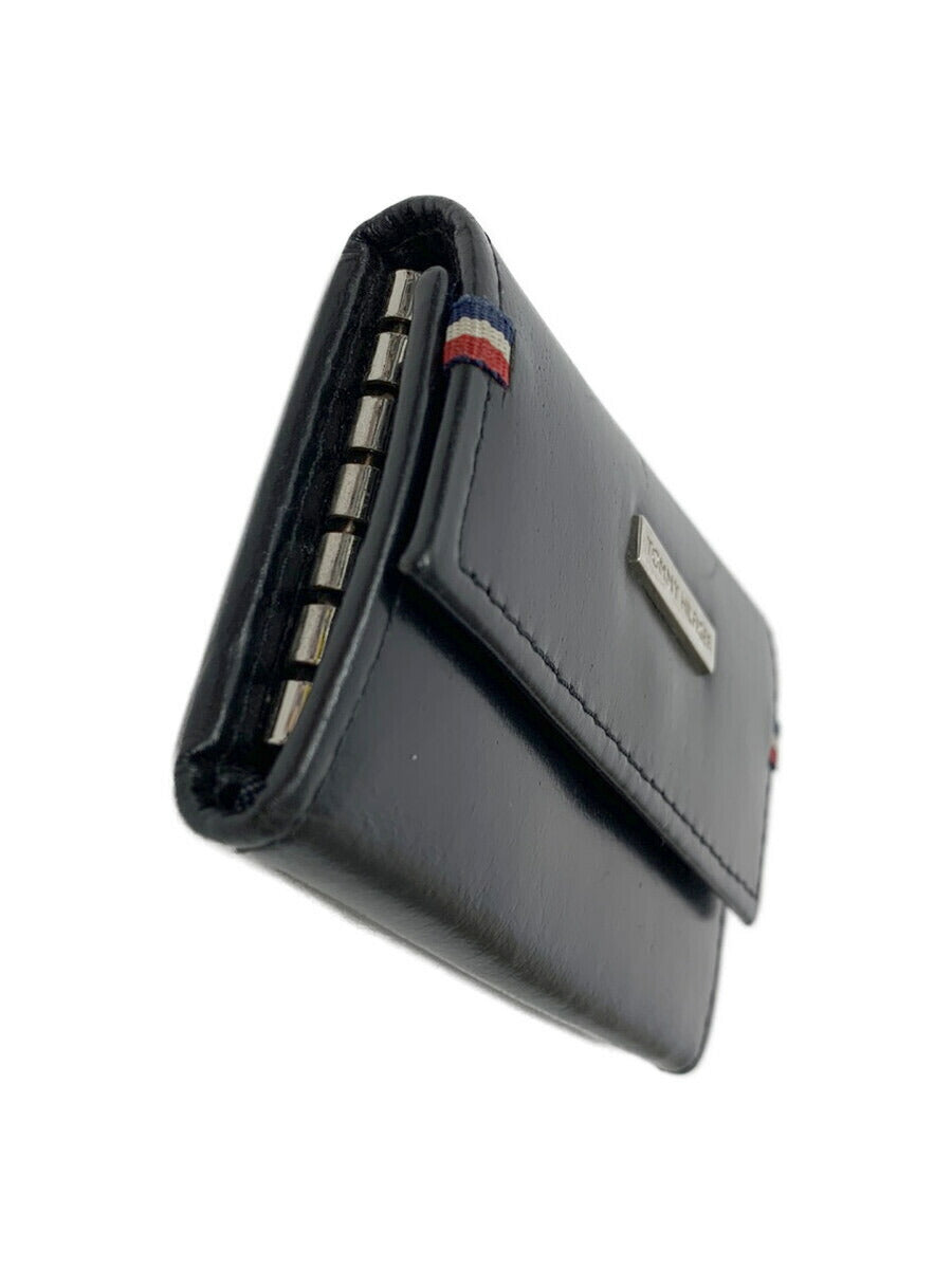 トミーヒルフィガー キーケース レザー 6連 キーケース ワンポイント