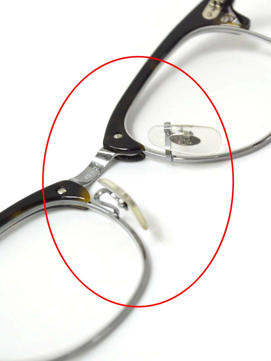 レイバン メガネ 2012 CLUBMASTER ブロウフレーム ボストン