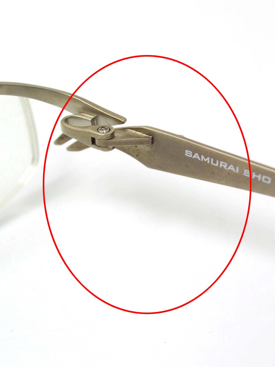 サムライ翔 メガネ メタルフレーム スクエア型