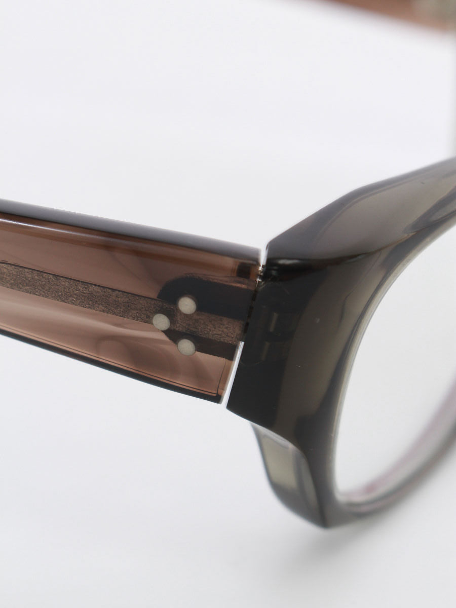 ポーカーフェイス メガネ オーバル