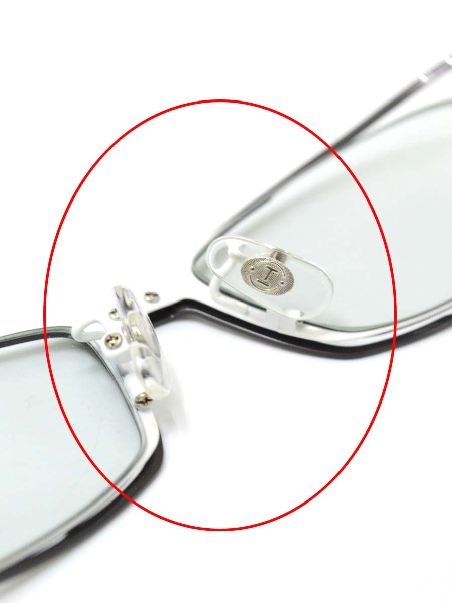 ハマモト メガネ メタルフレーム スクエア型