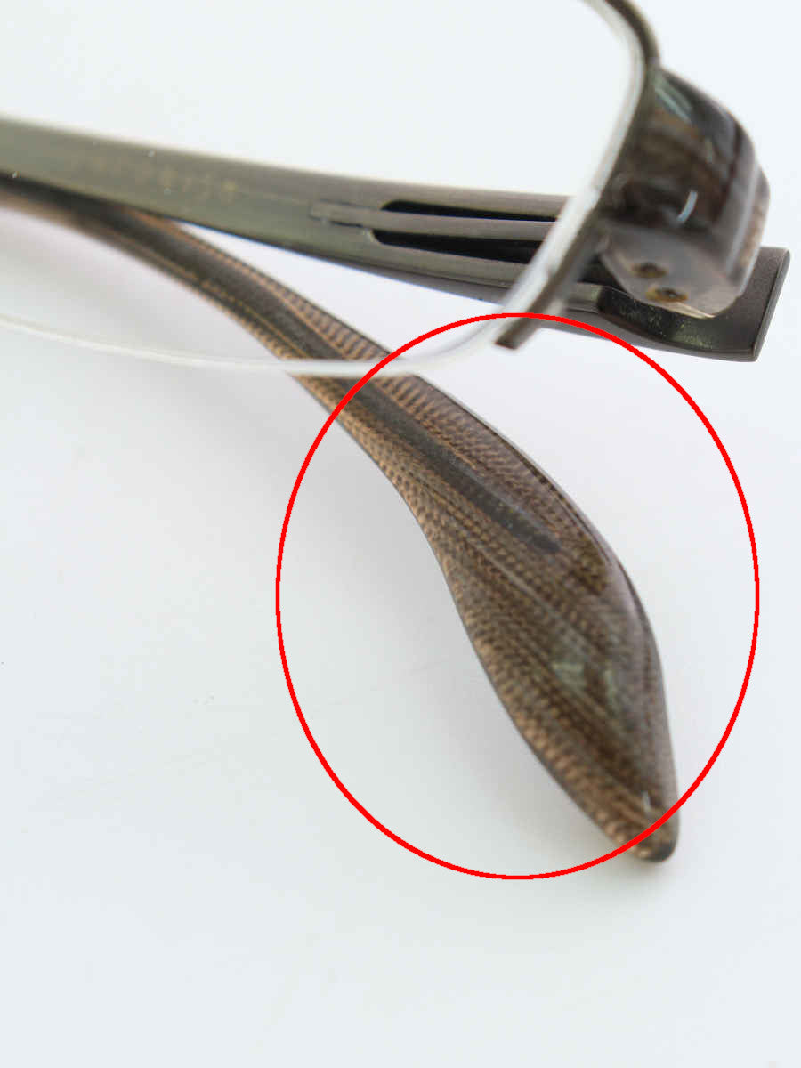 ジャポニスム メガネ ハーフリム