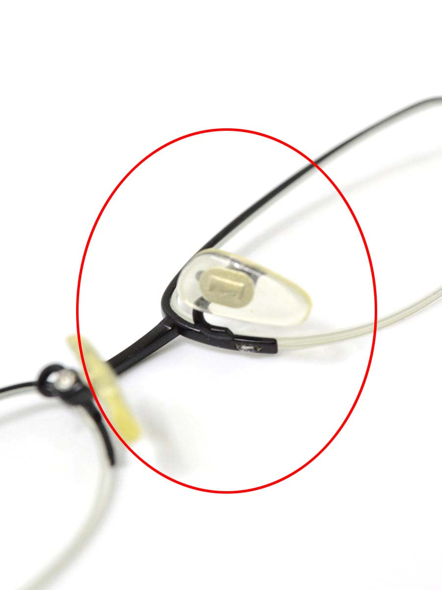 マックスマーラ メガネ ハーフリム チタン