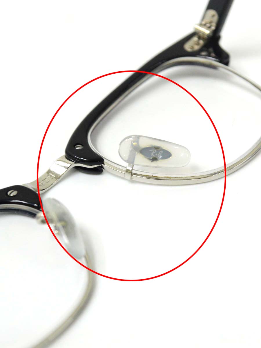 レイバン メガネ クラブマスター ブロウフレーム ボストン