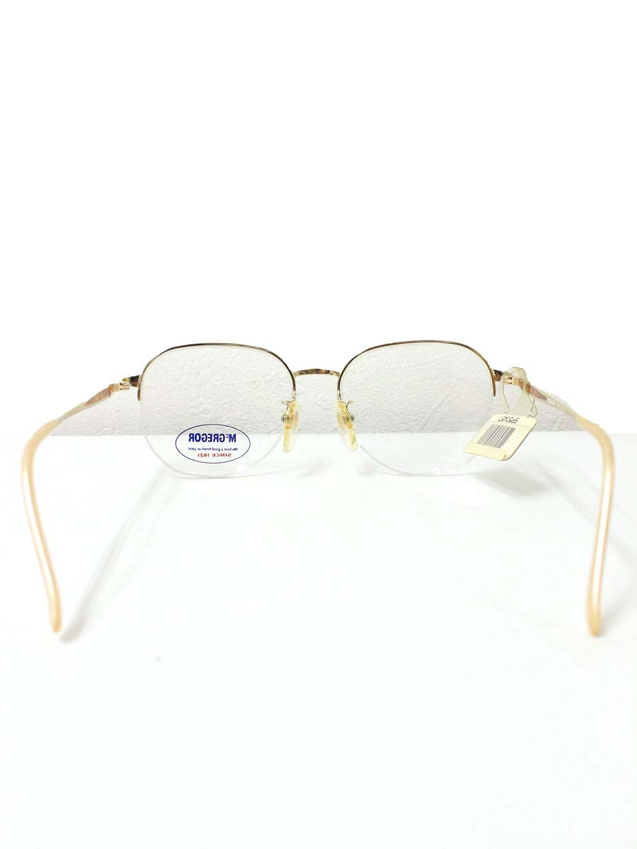 マックレガー メガネ ハーフリム