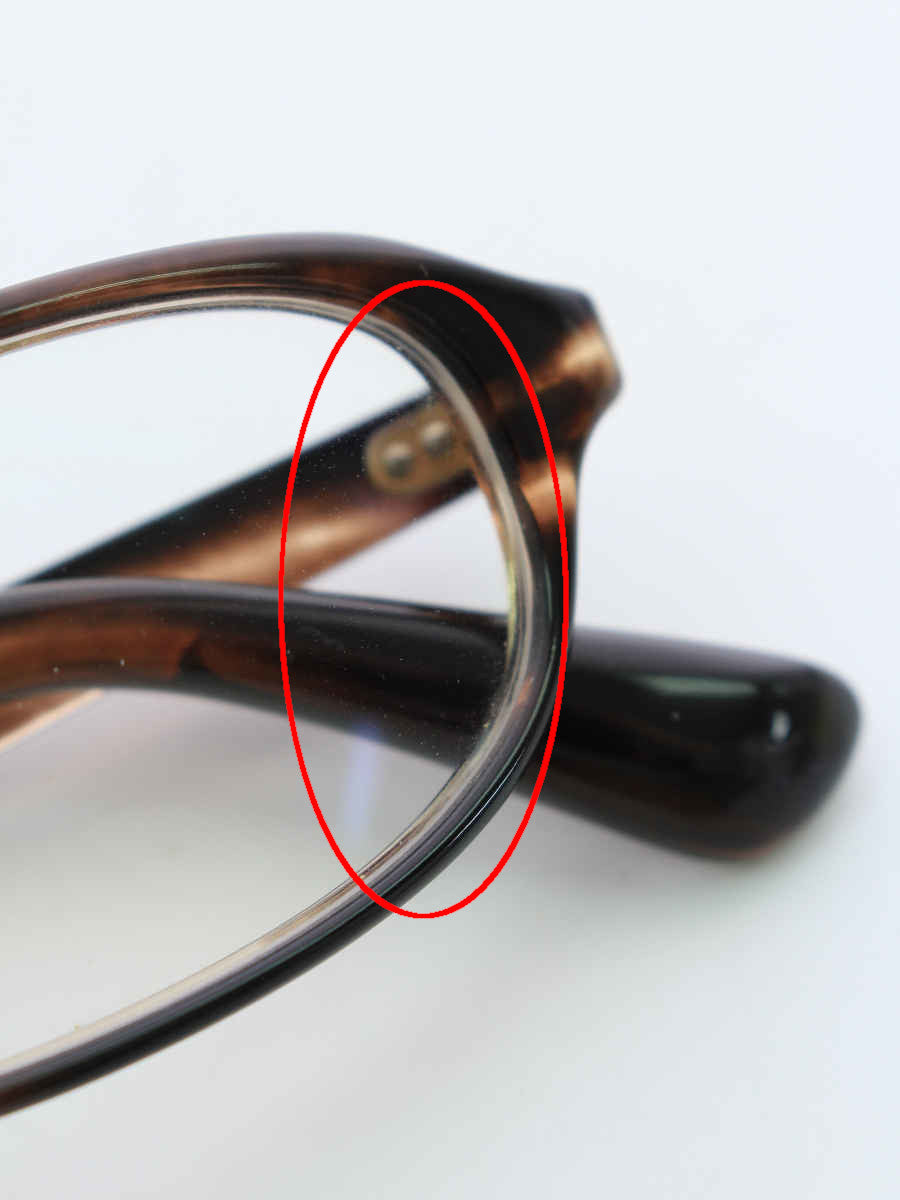 デュアル メガネ CELLULOID オーバル デミ