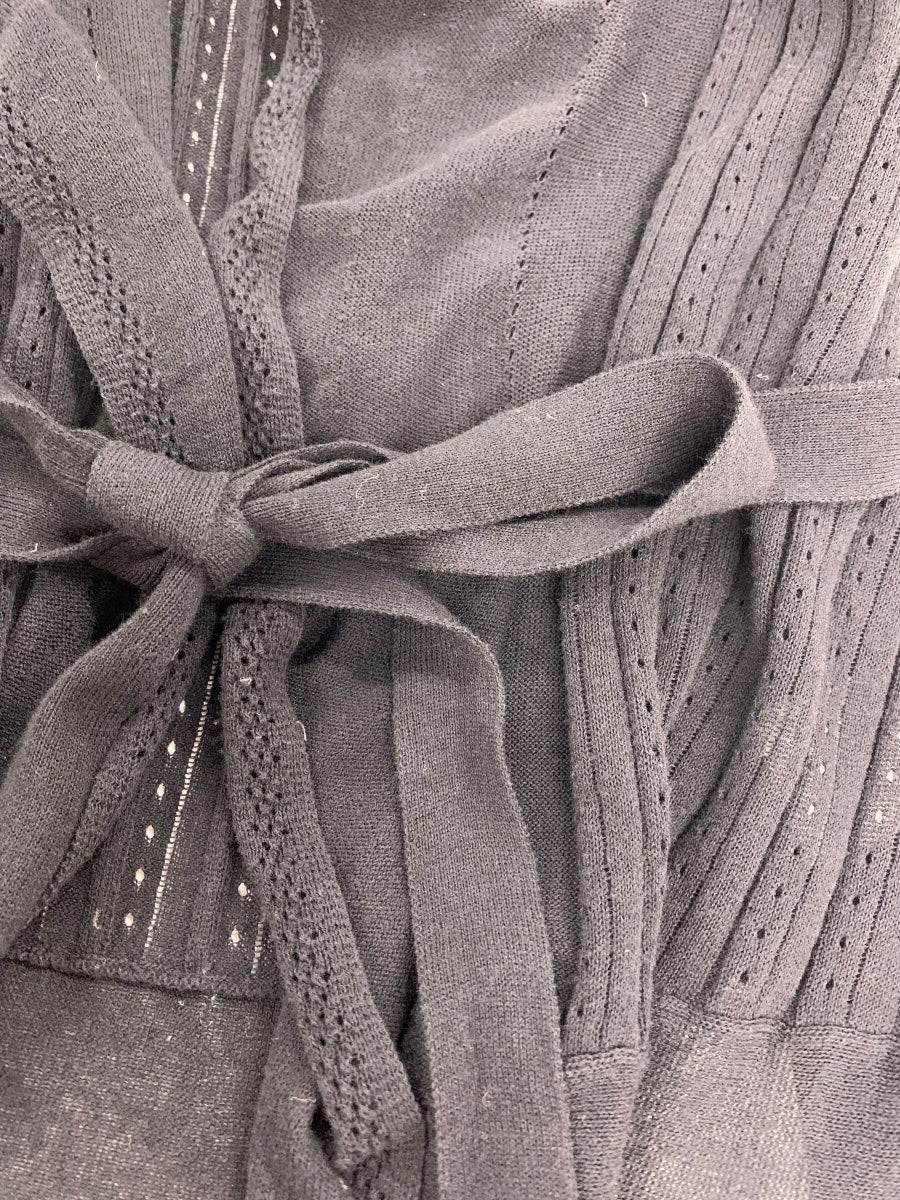 ギャラリービスコンティ 1222122 ニット カーディガン 2 ブラック フリル ITM1B90QC5KE 【SALE】