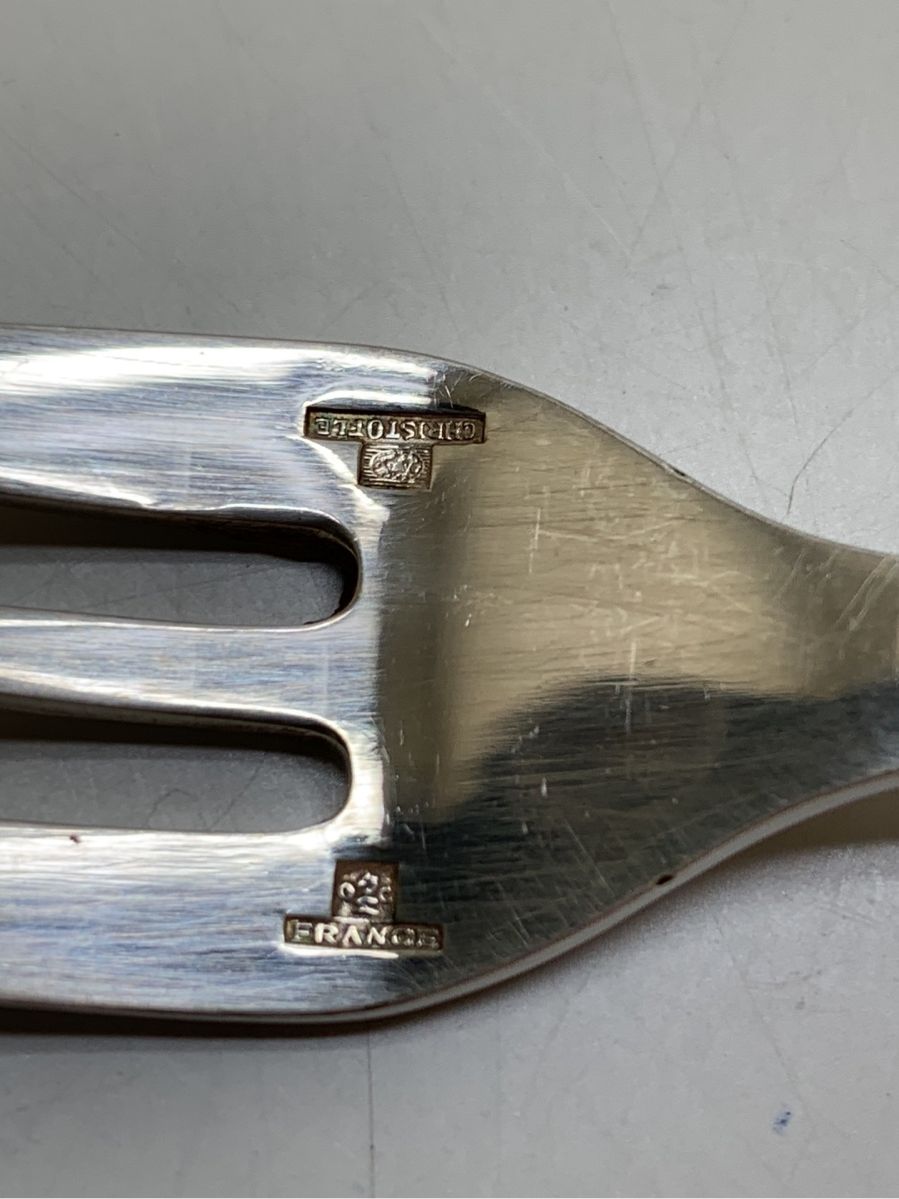 クリストフル カトラリー 純銀製 スプーン フォーク 12点セット