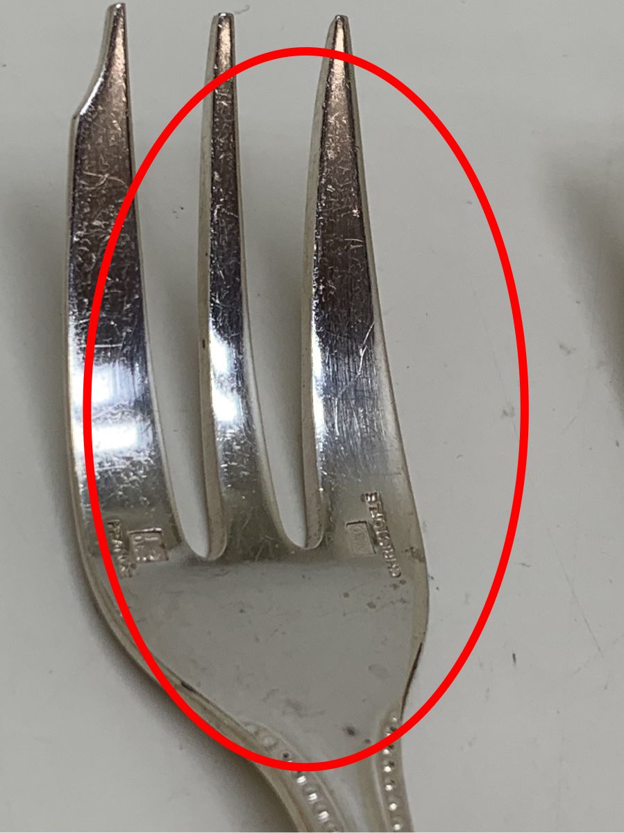 クリストフル カトラリー パールシリーズ フォーク6本 スプーン3本 セット