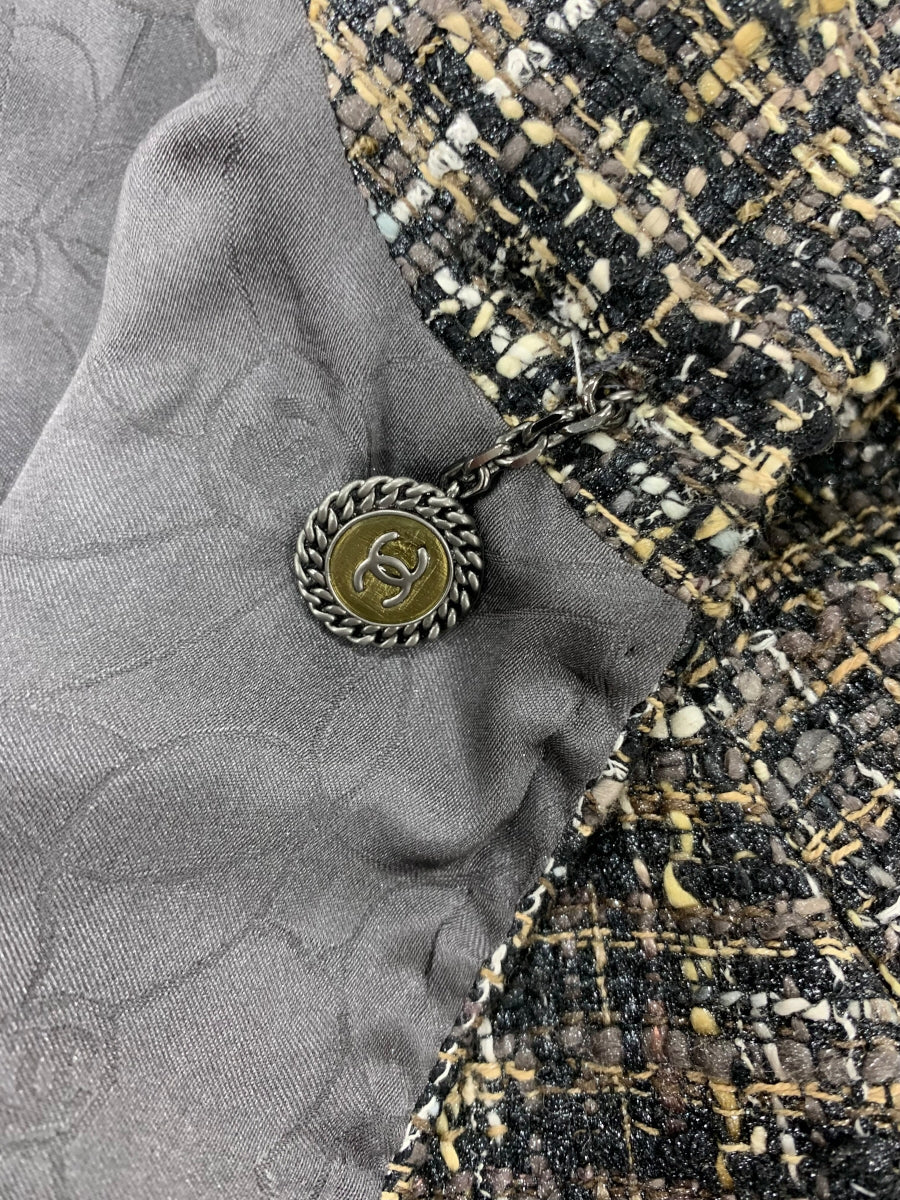 シャネル P26756V17016 ジャケット 38 グレー ツイード 05A 1B IT44B9078IPK 【SALE】