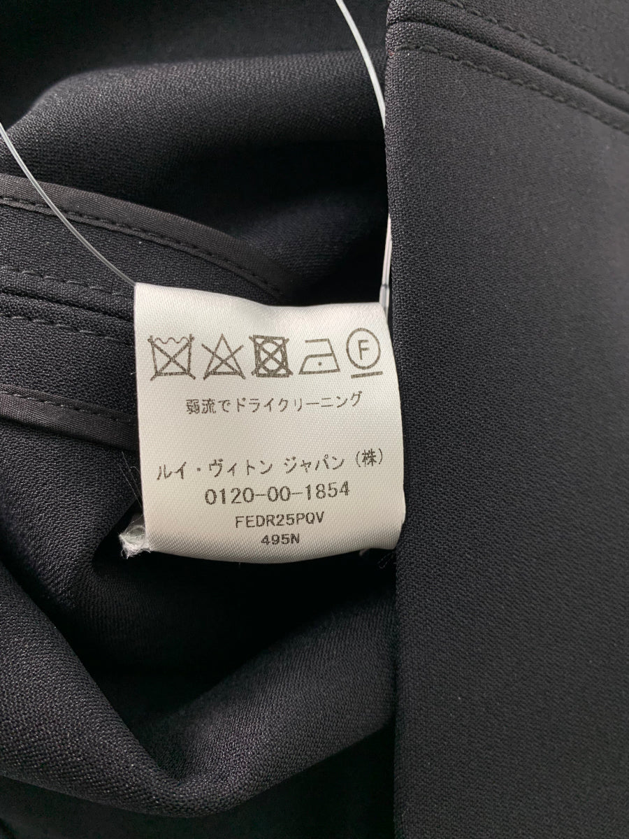 ルイヴィトン FEDR25PQV ワンピース 34 ブラック レザーハトメベルト ITOWXL2TKHQ4 【SALE】