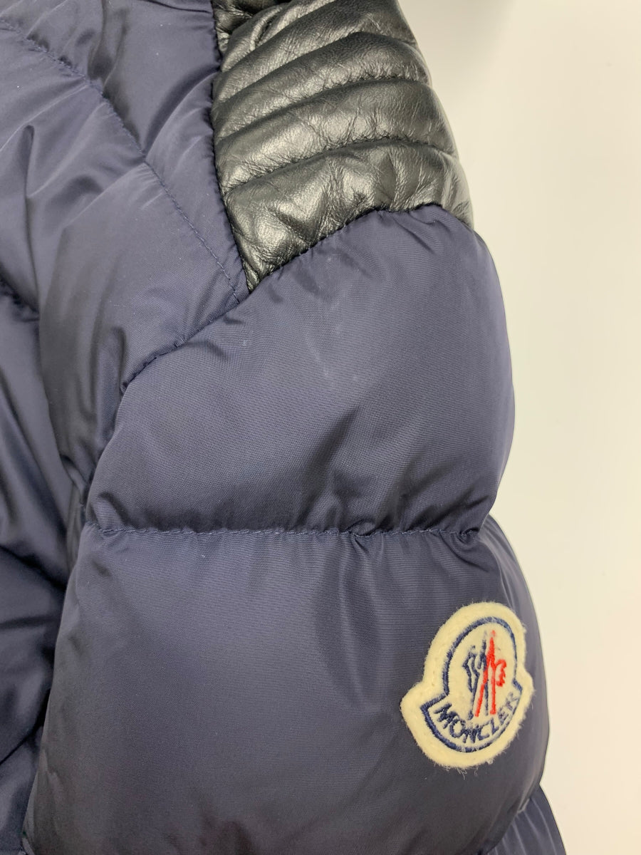 モンクレール TALEV GIUBBOTTO E20934937085 C0063 ダウンコート 1 ネイビー フード付き IT8PSKD248KQ