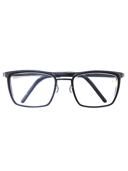 リンドバーグ 8413 メガネ 眼鏡 ブラック チタン ガンメタル スクエア IT1BY68C2FT4