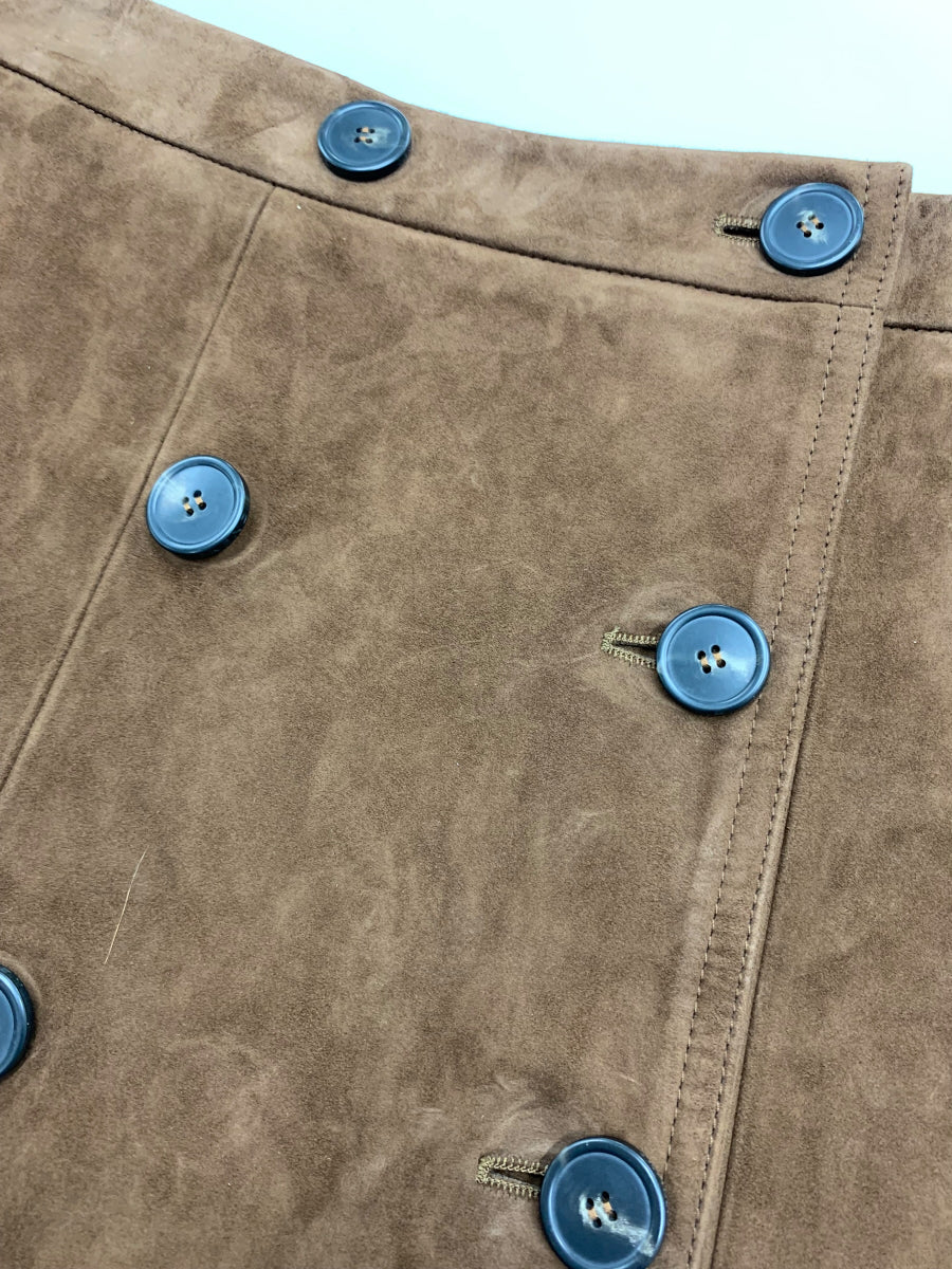 ウィークエンドマックスマーラ 540601196 スカート 38 ブラウン ヤギ革 スウェード ITVQW0UIOM8A 【SALE】