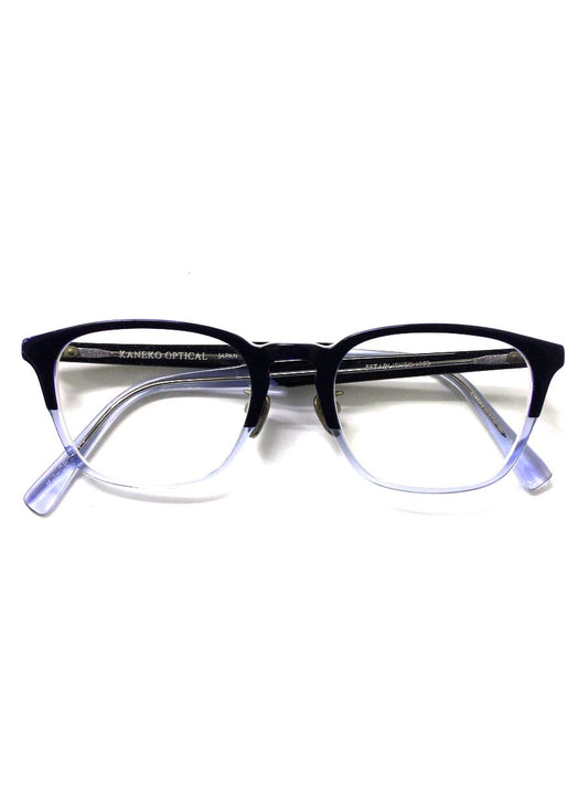 金子眼鏡 KJ-06 メガネ ブルー セルフレーム フルリム スクエア ITT7QZG5OSX5