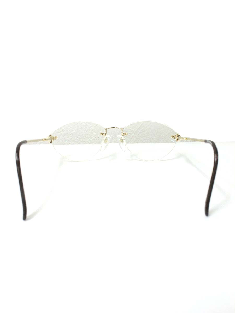 モーツァルト メガネ 透明 ラインストーン リムレスフレーム ボストン型 ITJL7AHY8GTC 【SALE】