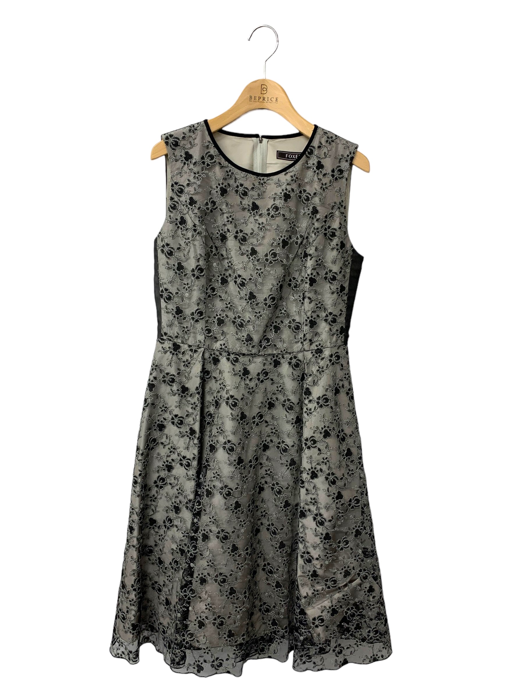 フォクシーブティック Dress 36166 ワンピース 40 ブラック レース