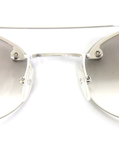 ディオール YB7NM 眼鏡 シルバー オーバル ITFB55GV2SS8