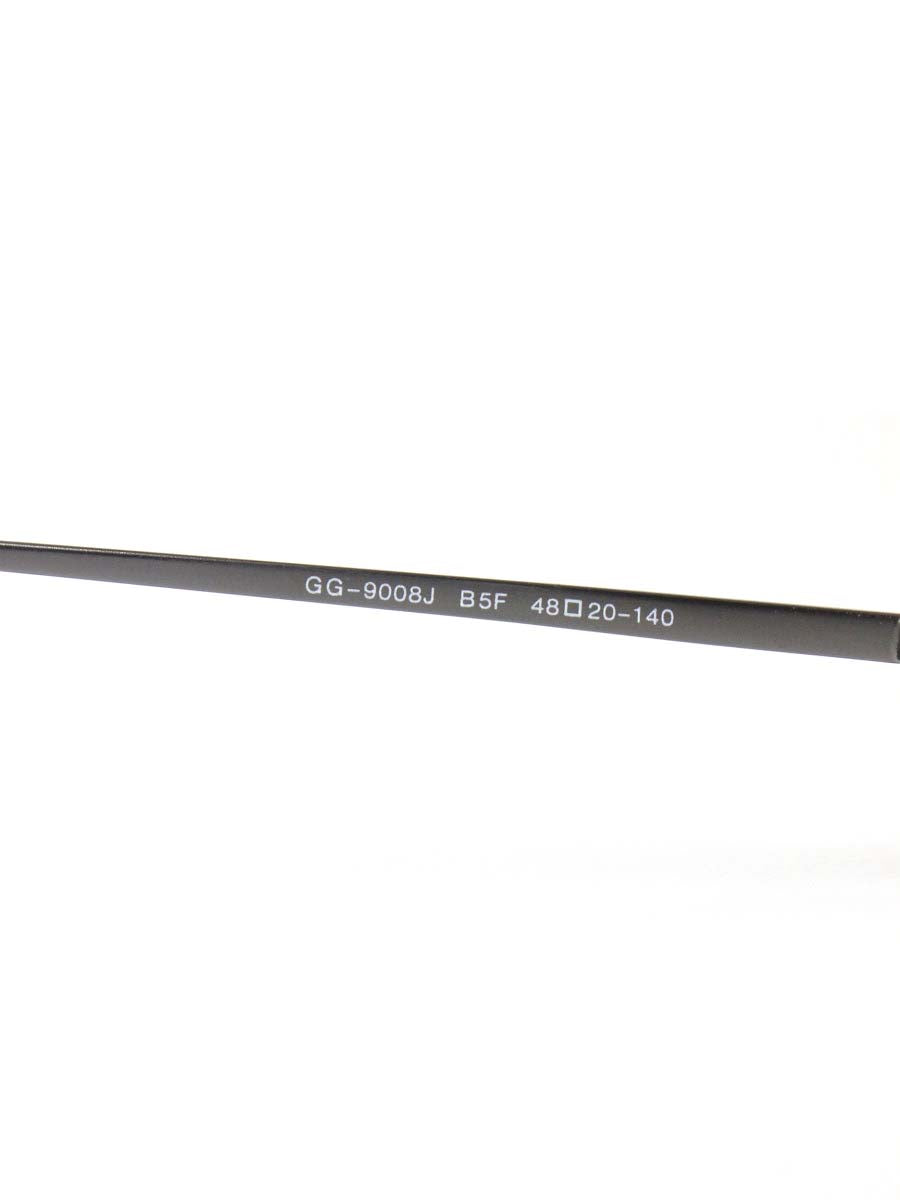 グッチ GG-9008J 眼鏡 グレー リムレスフレーム オーバル型 ITF115SEGN50
