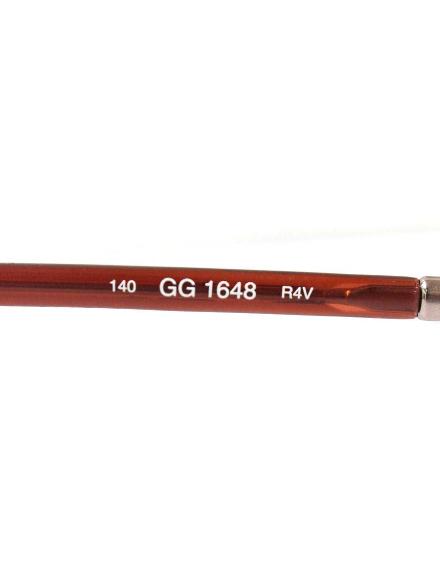 グッチ GG1648 メガネ レッド フルリム ロゴ ITLLOYX5FJ2C