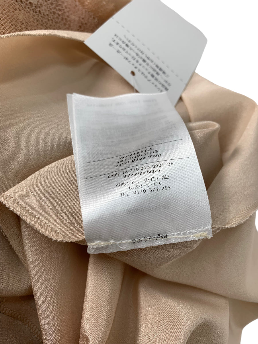 レッドヴァレンティノ ポワンデスプリチュール プリーツスカート SR3RAC20428N17 38 ピンク ITFQS13YFIXG 【SALE】