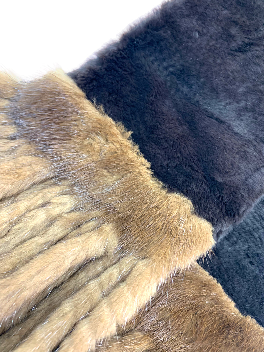 フォクシーブティック ストール ブラウン ミンク IT3AU9HA9ME6