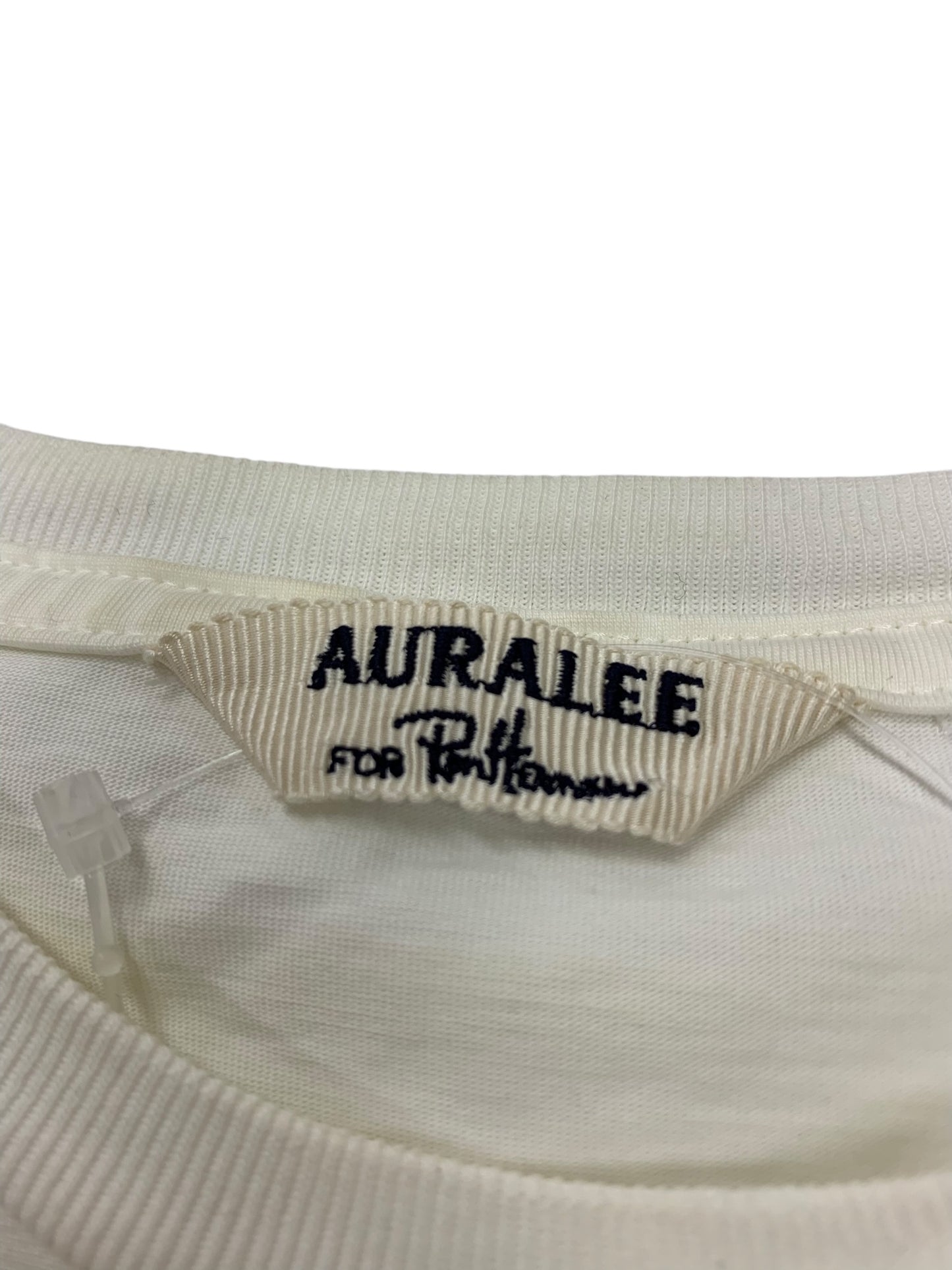 オーラリーフォーロンハーマン A21ST04RH Tシャツ 0 ホワイト コットン IT63EDUO7G80