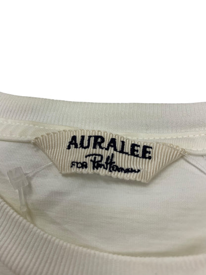 オーラリーフォーロンハーマン A21ST04RH Tシャツ 0 ホワイト コットン IT63EDUO7G80