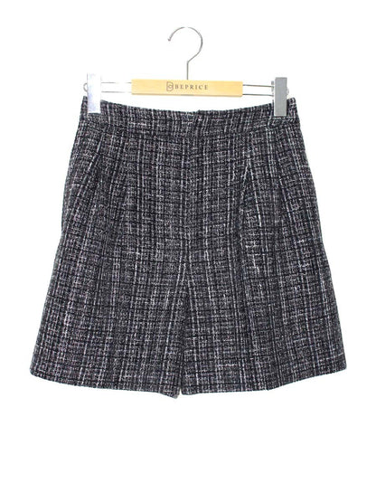 セルフォード バリエーションショートパンツ CWFP244086 36 ブラック ツイード ITDBGVYG4LE3