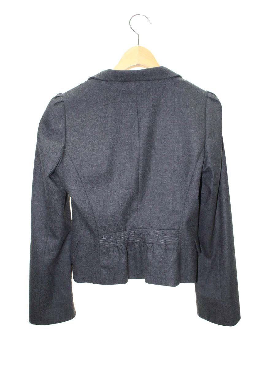 トゥービーシック UCF81-812-08 ジャケット 38 チャコール 3B テーラード ウール混 ITWGF6D4MZNG