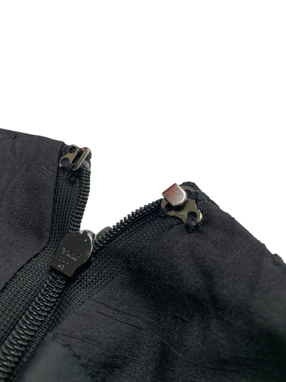 エムズグレイシー  千鳥柄ライン入りタックスカート 317524 42 ブラック ITQLZYTJR5Q8