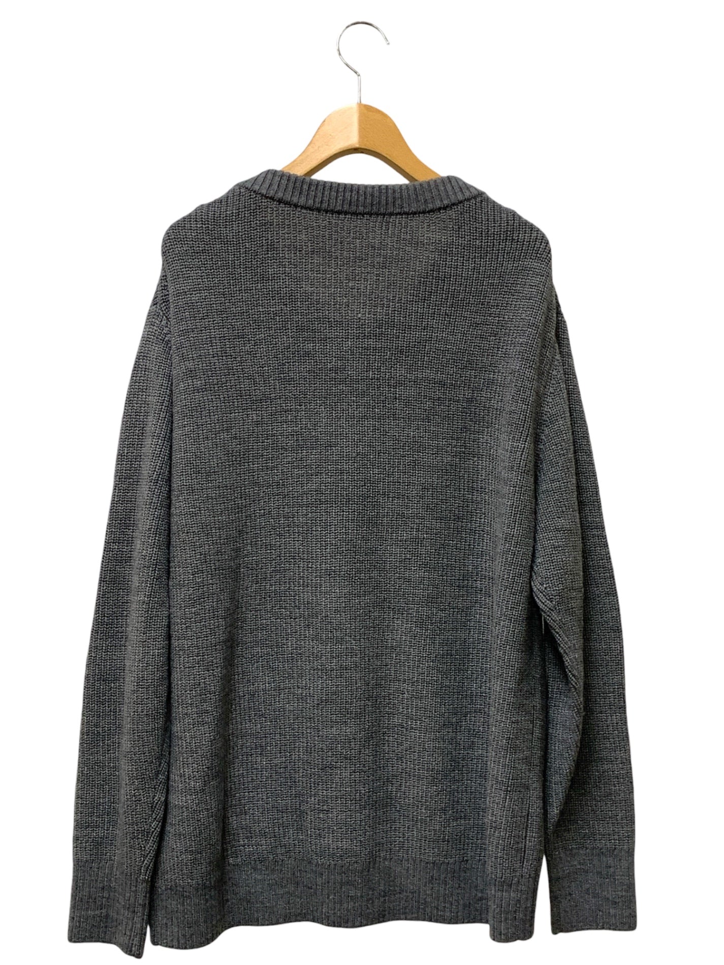 グレースクラス ビジューロゴニットトップ 0025443021 セーター 36 グレー ITGZL9KZP4LK