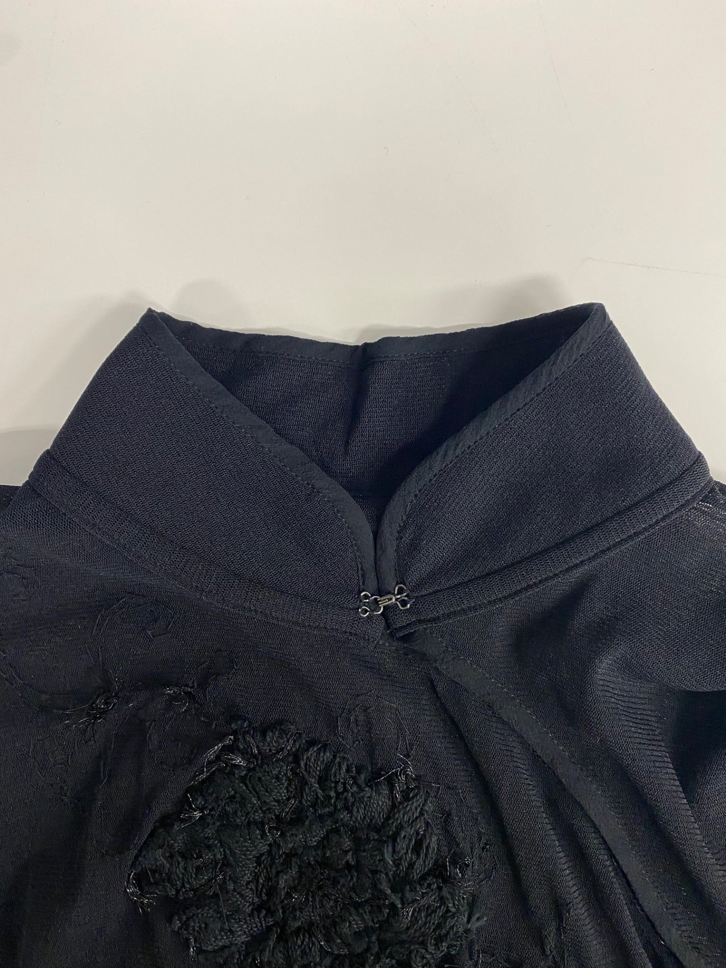 ヴィヴィアンタム 015-242019 ワンピース 0 ブラック フラワーモチーフ 刺繍 ITSQG65P01XG