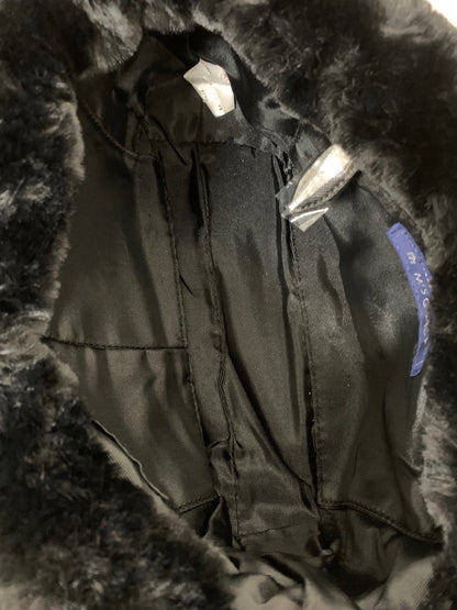 エムズグレイシー 674527 ハンドバッグ ブラック フェイクファー バッグインバッグ リボン ITVMIWYK4SHG