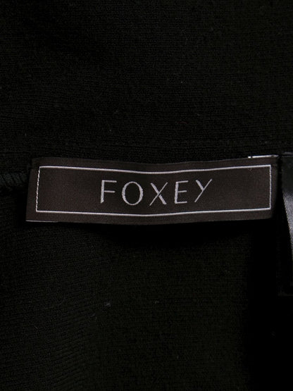 フォクシーブティック Braided Trim 36793 カーディガン 40 ブラック ITAAPYTGIWXK